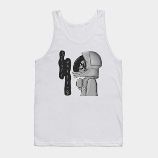 Astronaut skull Tank Top